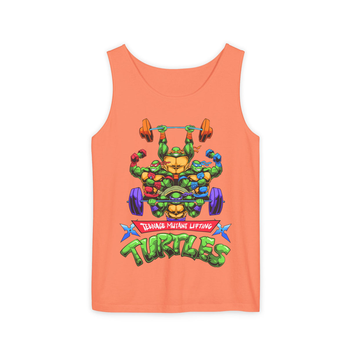 Teenage Mutant Lifting Turtles Comfort Tank Top