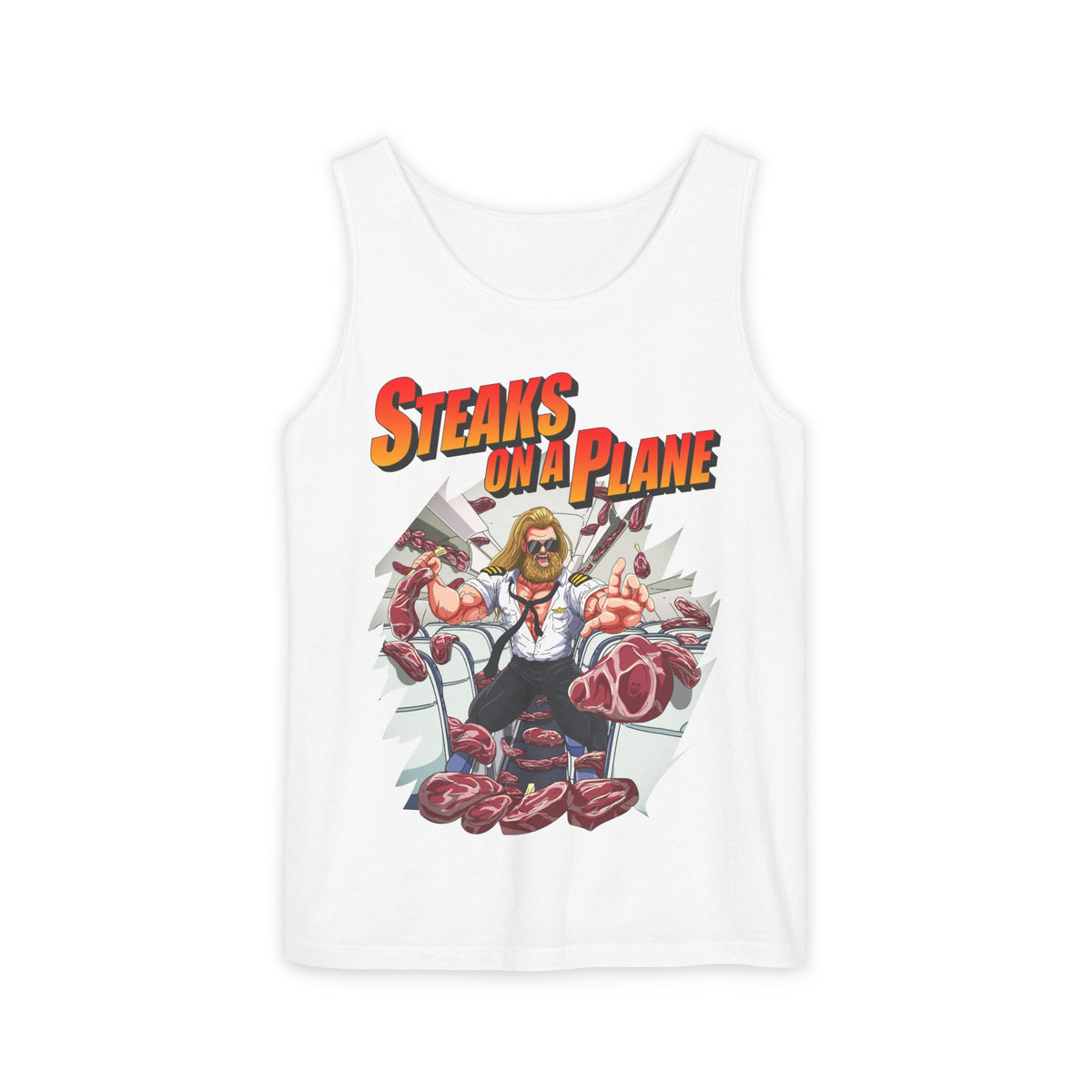 Steaks On a Plane Comfort Tank Top