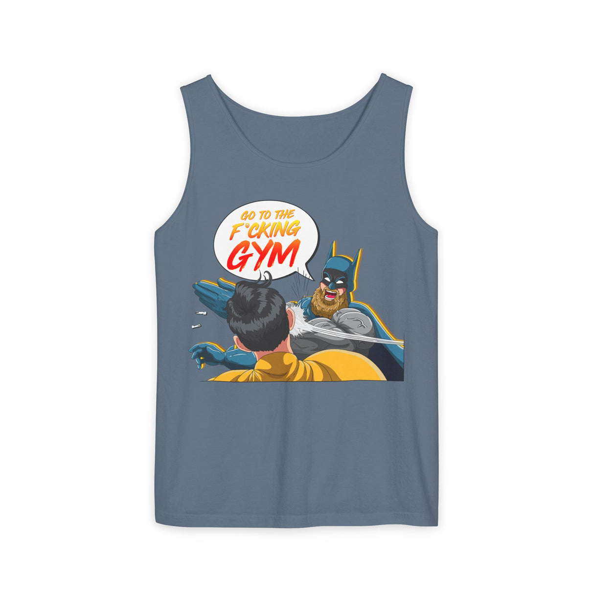 Batman Slapping Robin (Go To The F*cking Gym) Comfort Tank Top