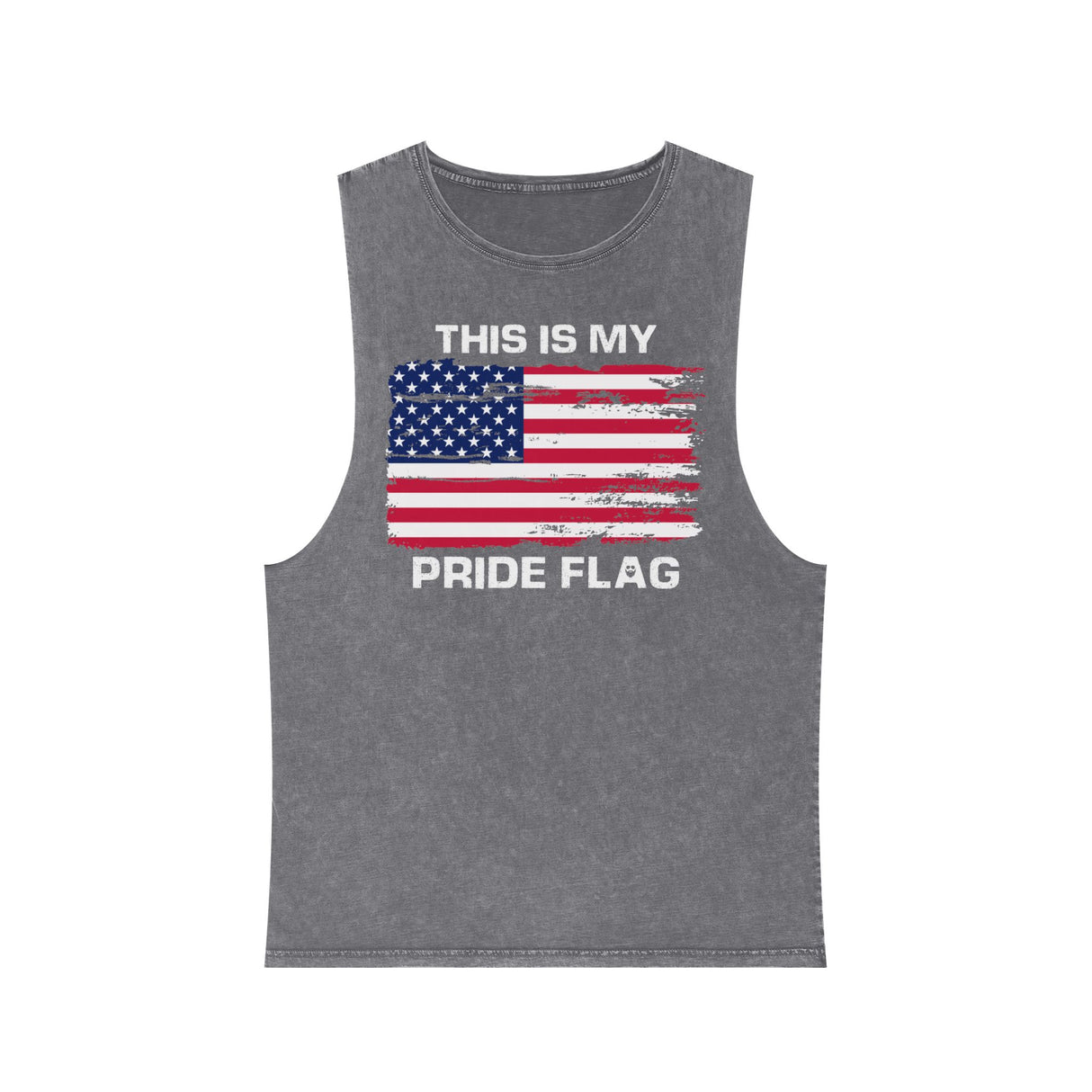 This Is My Pride Flag Stonewash Tank Top