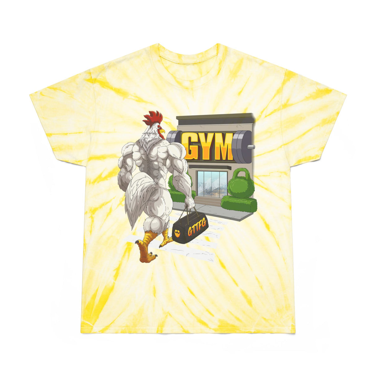 Why Did The Chicken Cross The Road Tie-Dye T-Shirt