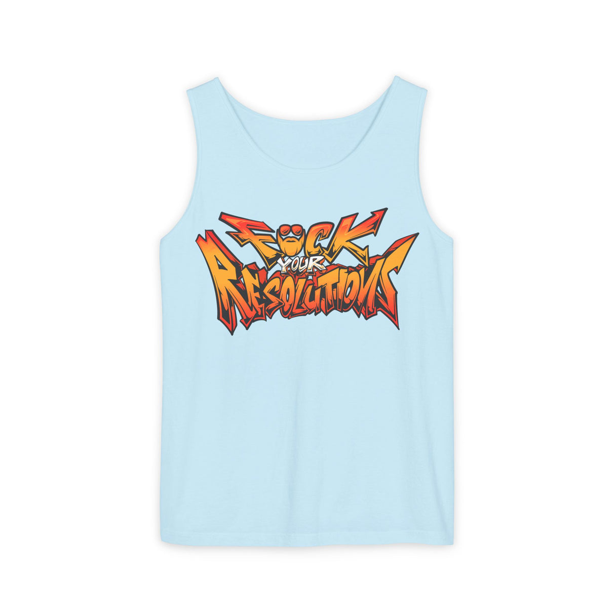 F*ck Your Resolutions (Graffiti) Comfort Tank Top