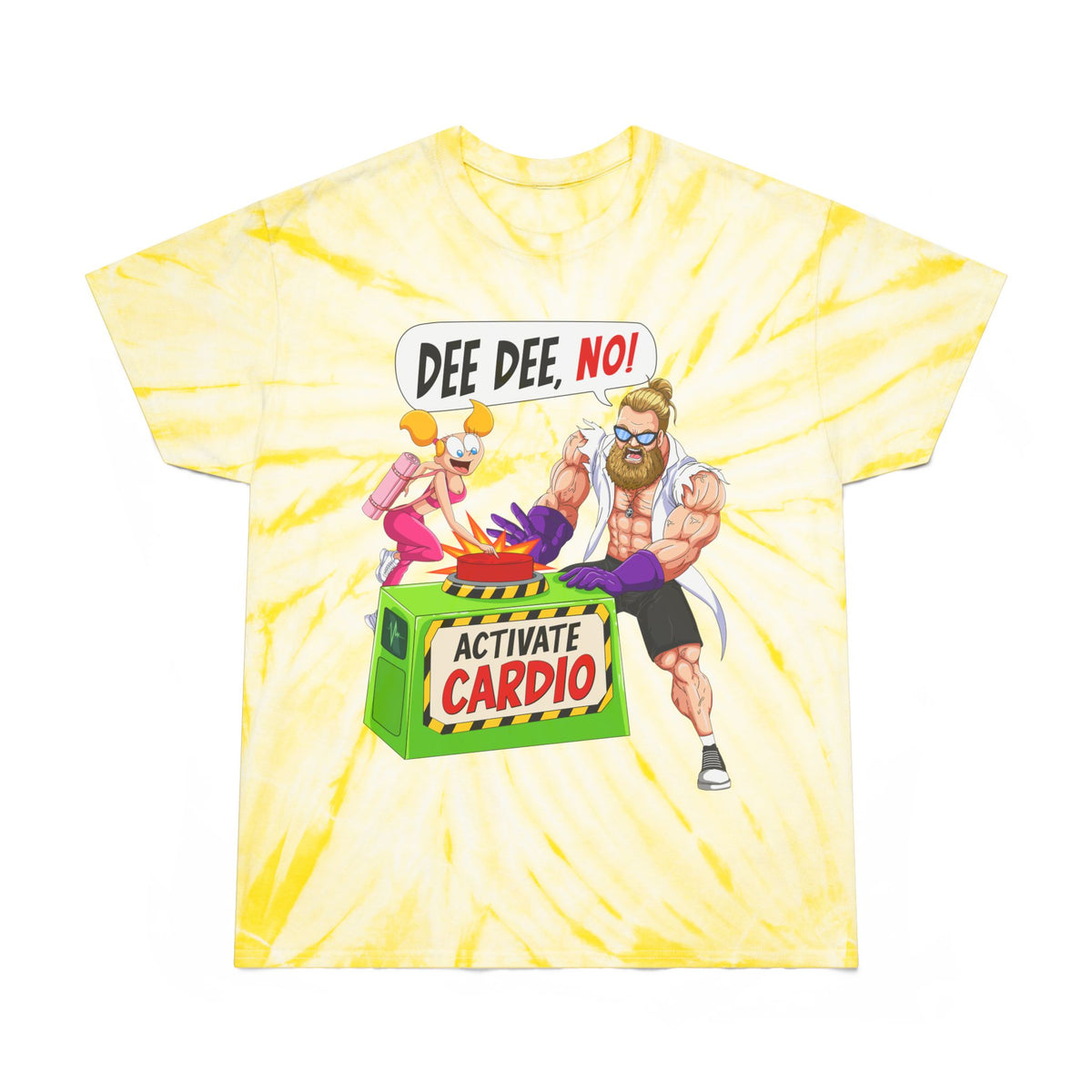 Papa Swolio's Laboratory Tie-Dye T-Shirt