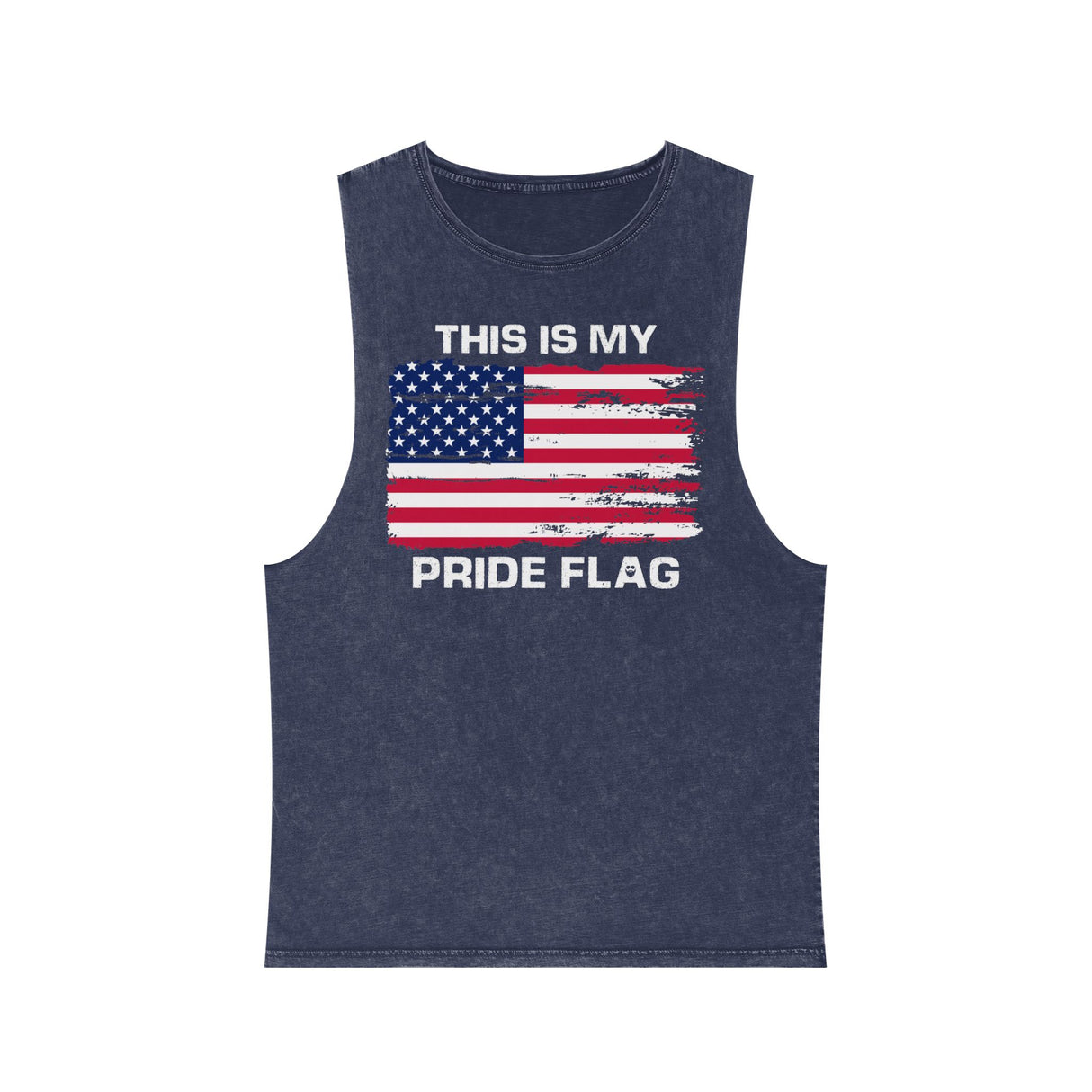 This Is My Pride Flag Stonewash Tank Top
