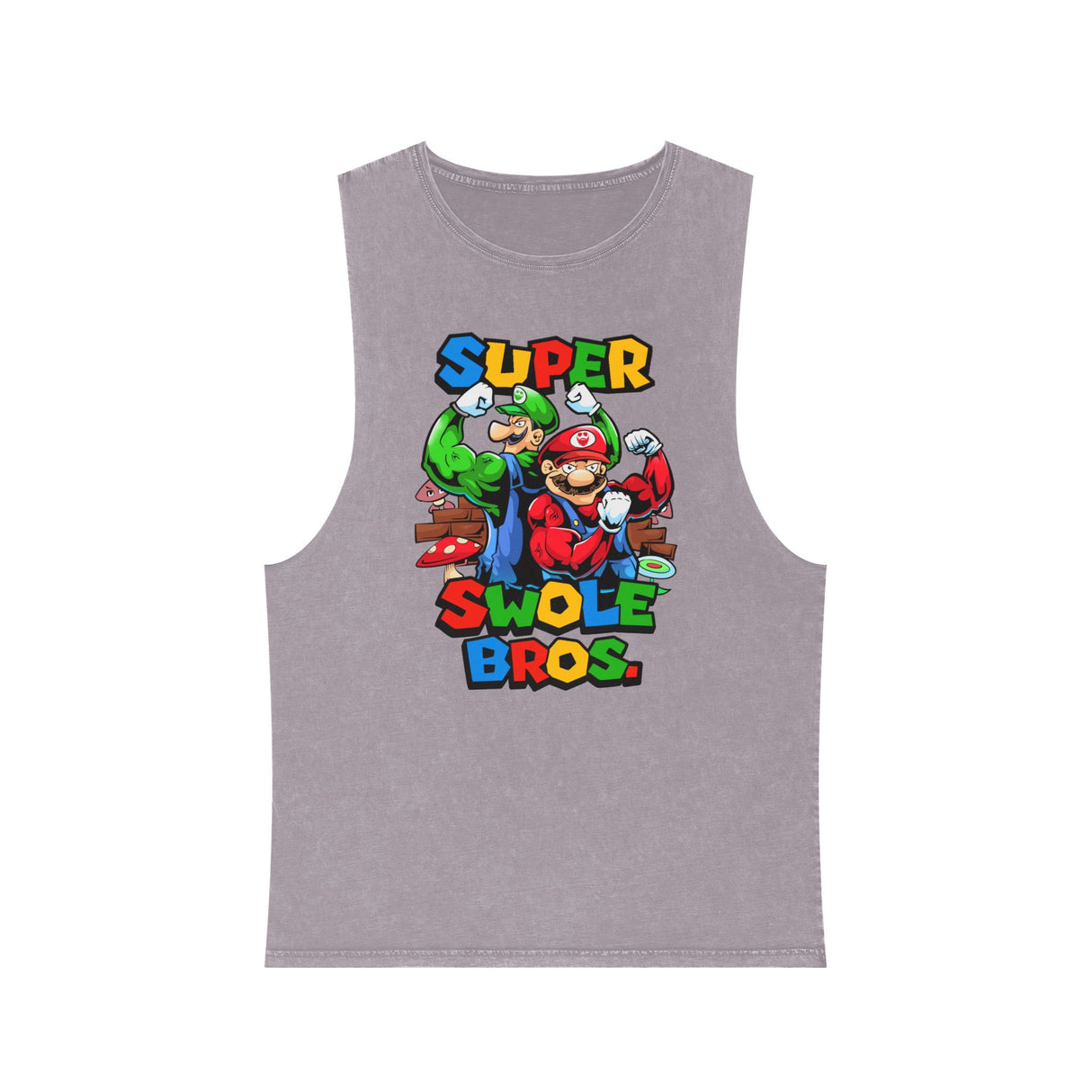 Super Swole Bros Stonewash Tank Top