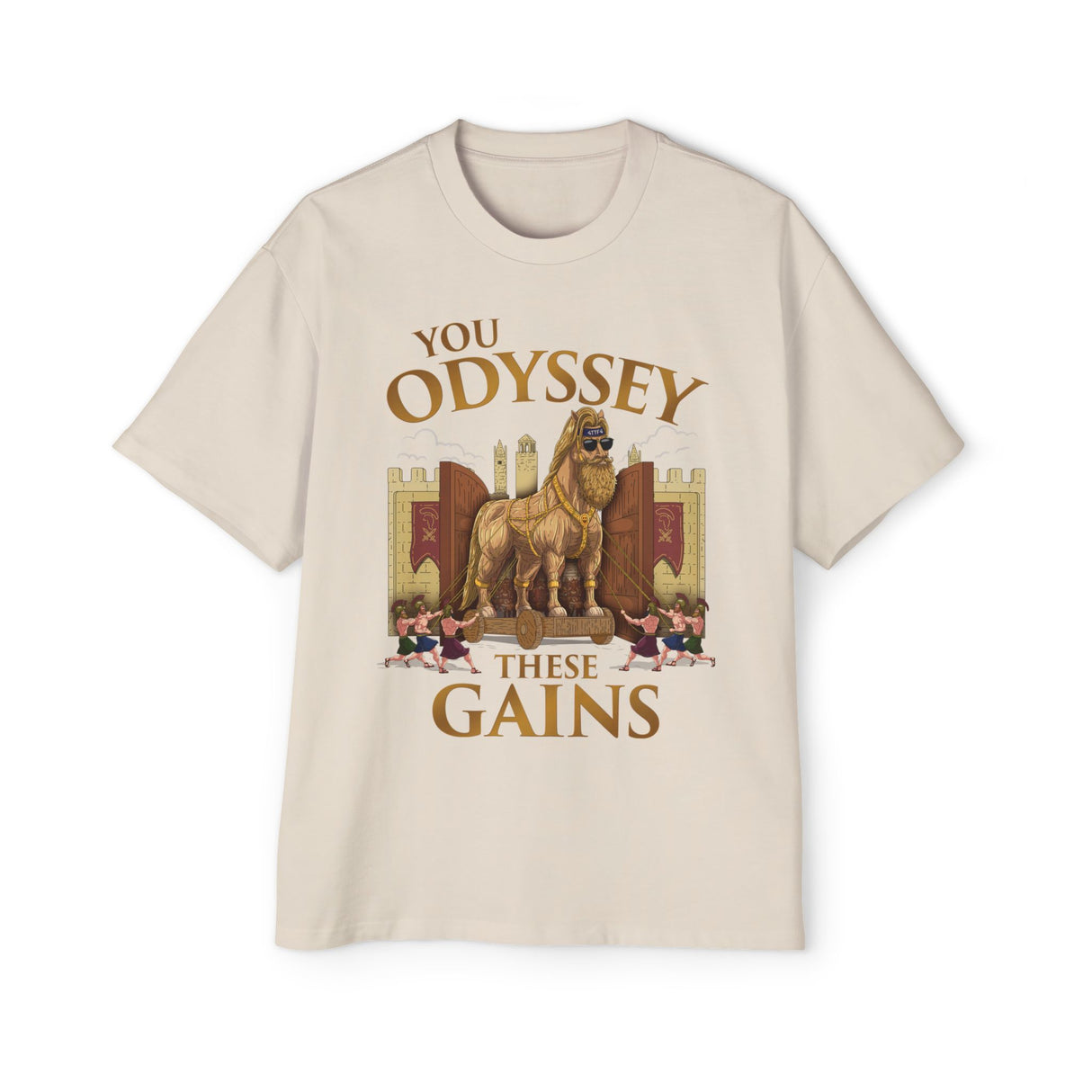 You Odyssey These Gains Heavy Oversized Tee