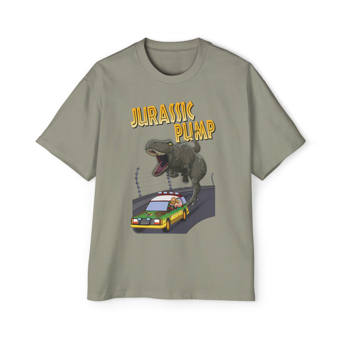 Jurassic Pump Heavy Oversized Tee