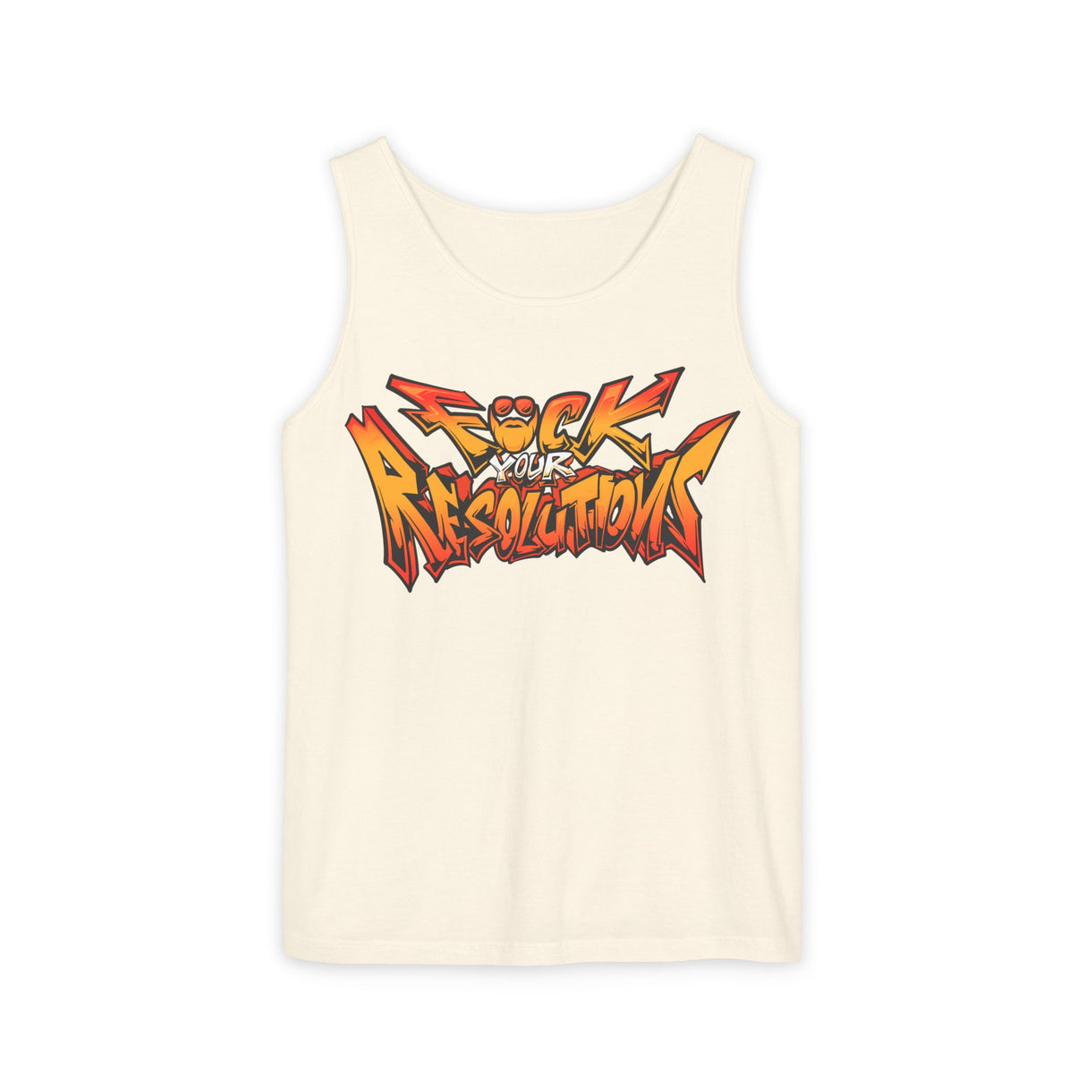 F*ck Your Resolutions (Graffiti) Comfort Tank Top