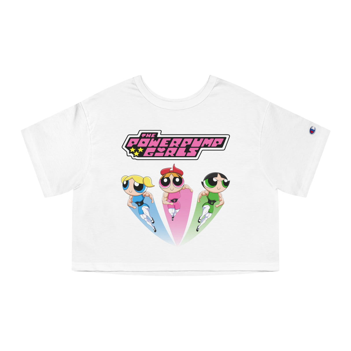 The PowerPump Girls Women's Loose Cropped Tee