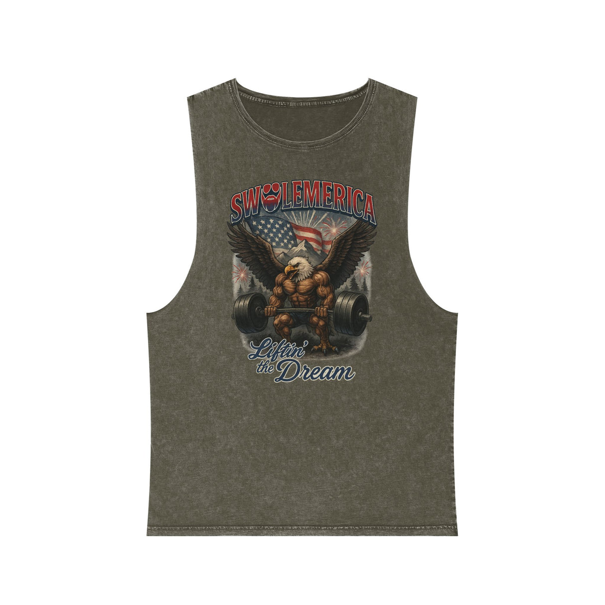 Swolemerica Stonewash Tank Top
