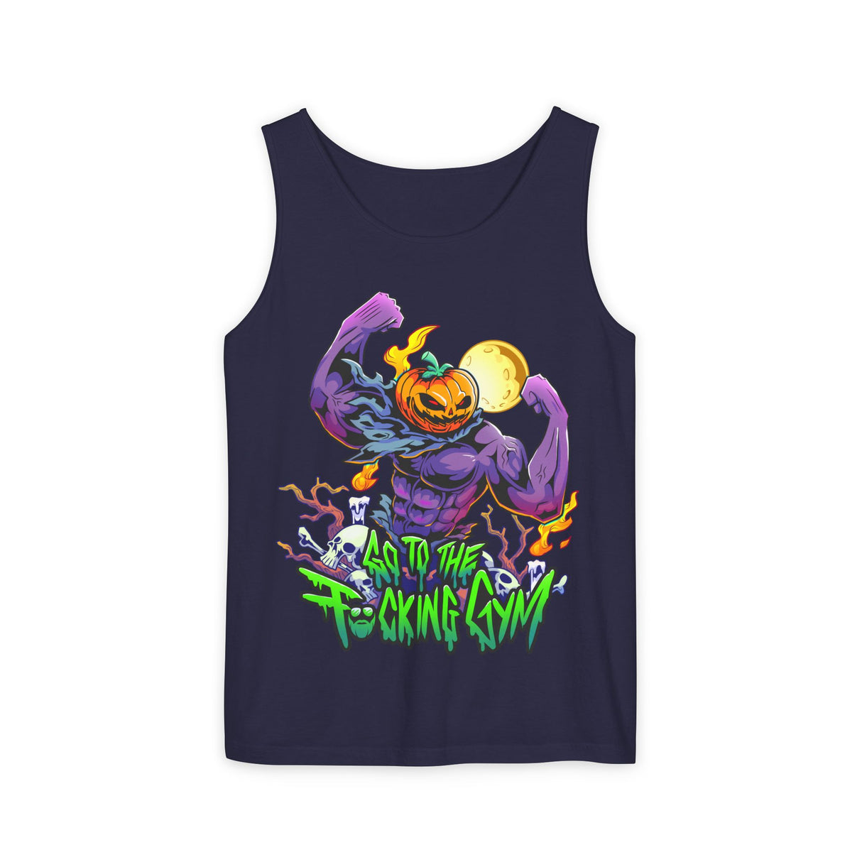 Pumpkin Head Go To The F*cking Gym Comfort Tank Top