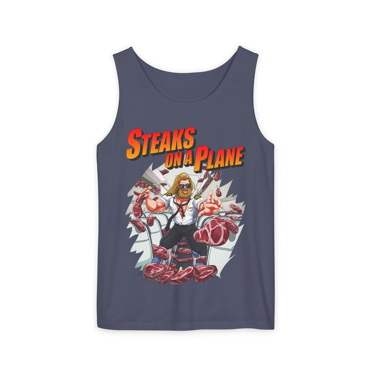 Steaks On a Plane Comfort Tank Top
