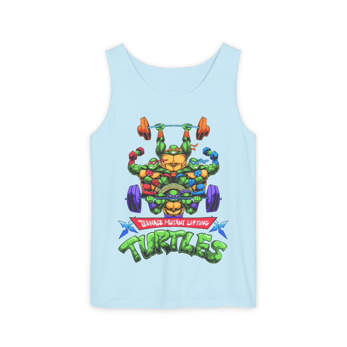 Teenage Mutant Lifting Turtles Comfort Tank Top