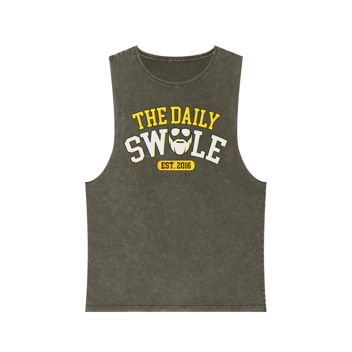 The Daily Swole est. 2016 Stonewash Tank Top