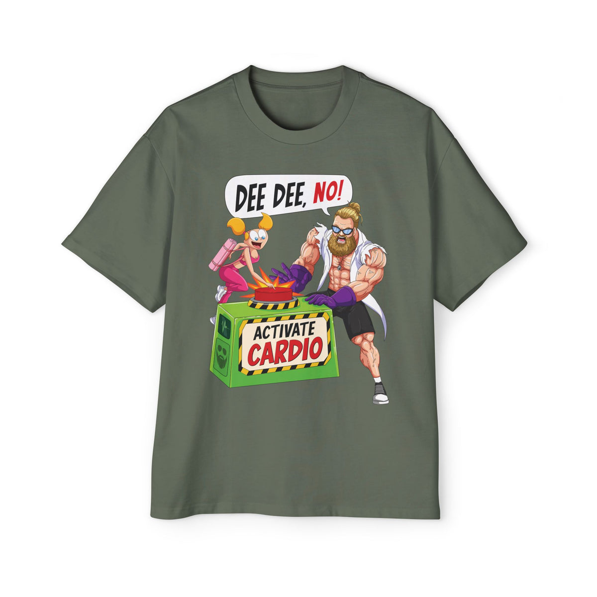 Papa Swolio's Laboratory Heavy Oversized Tee