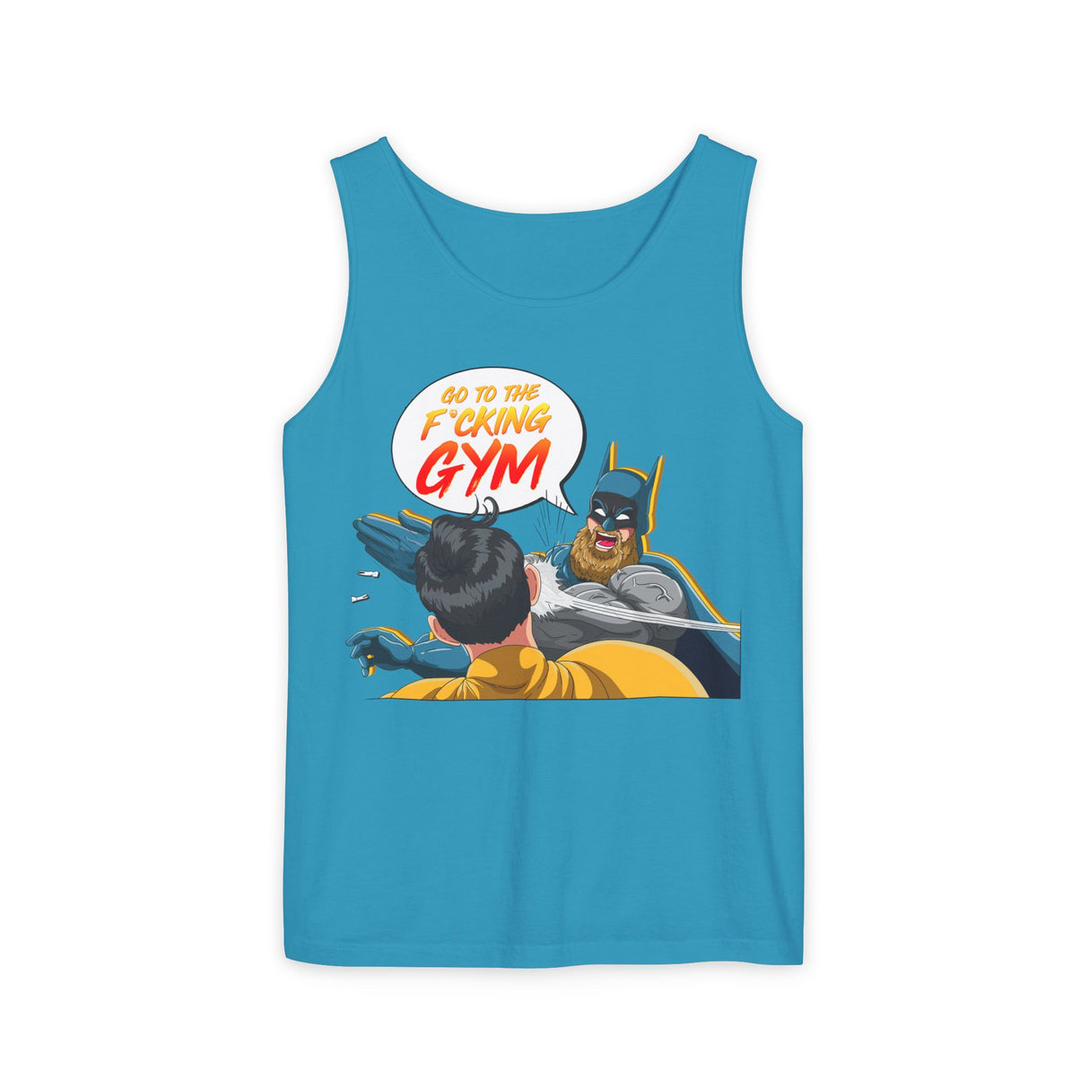 Batman Slapping Robin (Go To The F*cking Gym) Comfort Tank Top