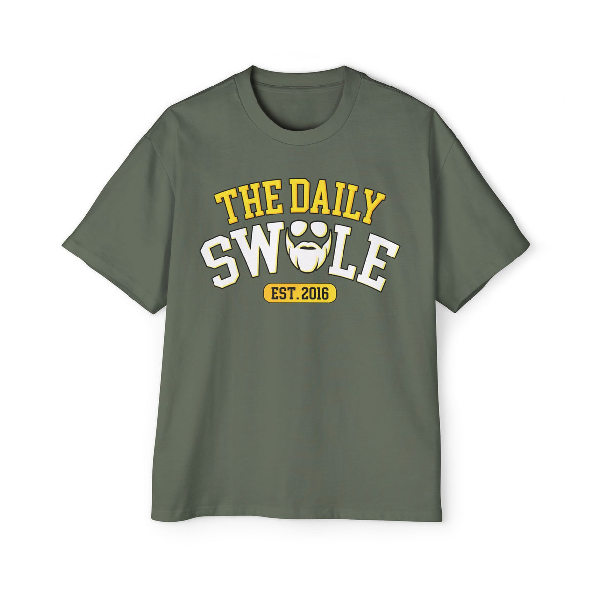 The Daily Swole est. 2016 Heavy Oversized Tee