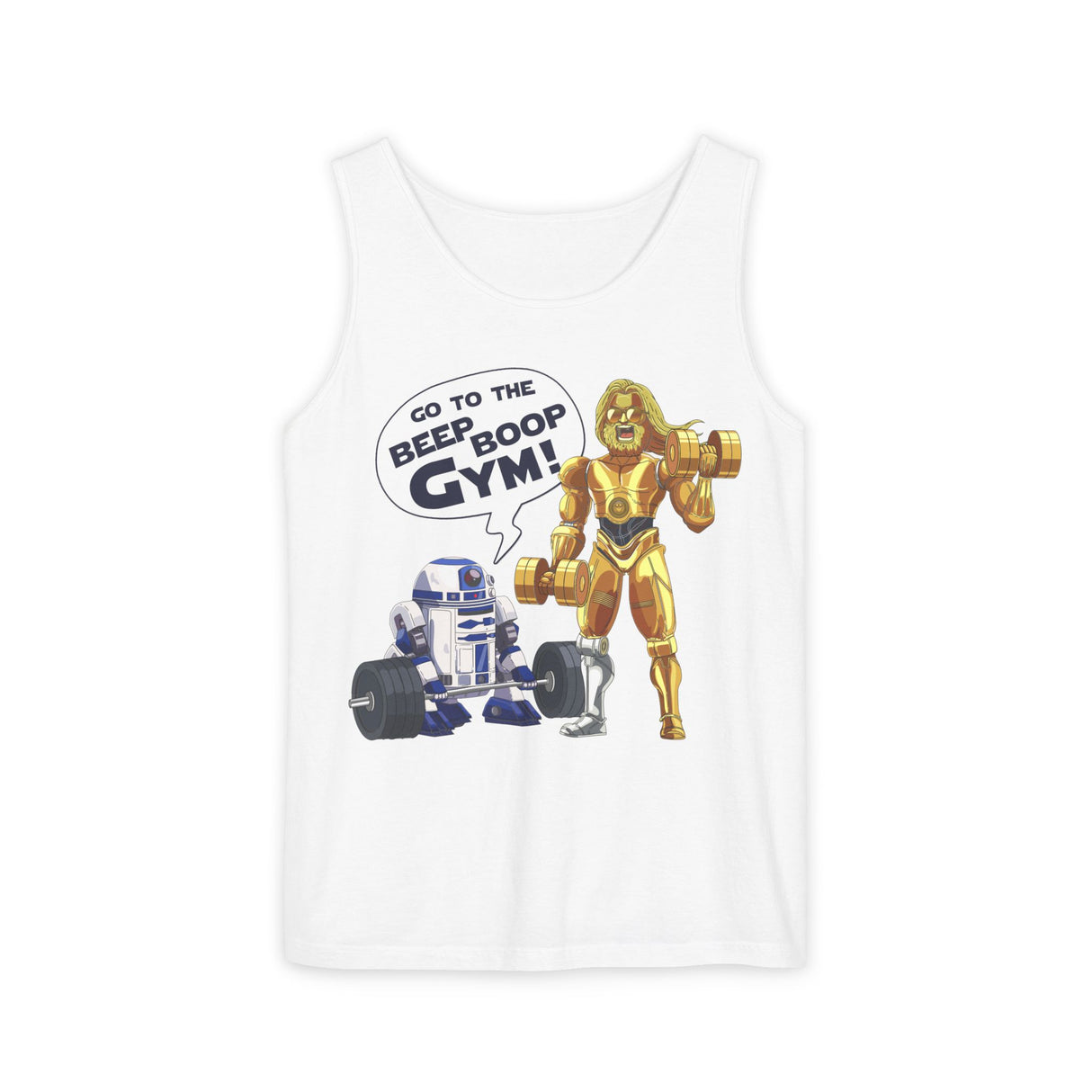 Go To The Beep Boop Gym Comfort Tank Top