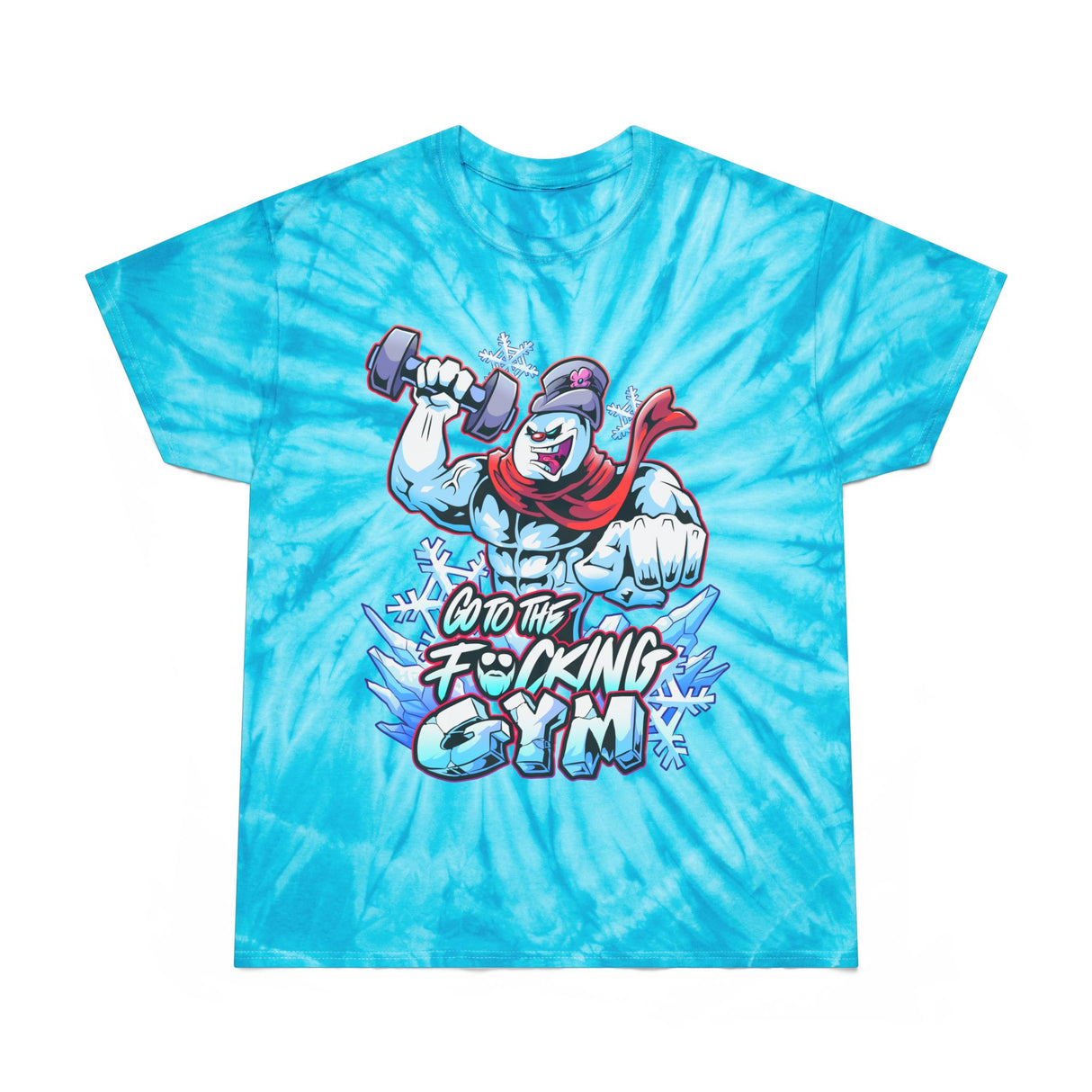 Frosty The Swoleman Tie-Dye T-Shirt