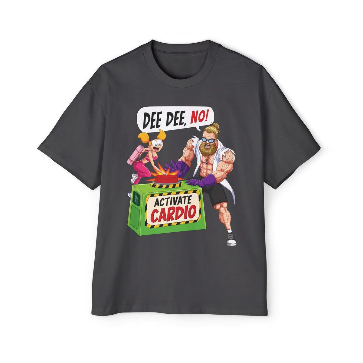 Papa Swolio's Laboratory Heavy Oversized Tee