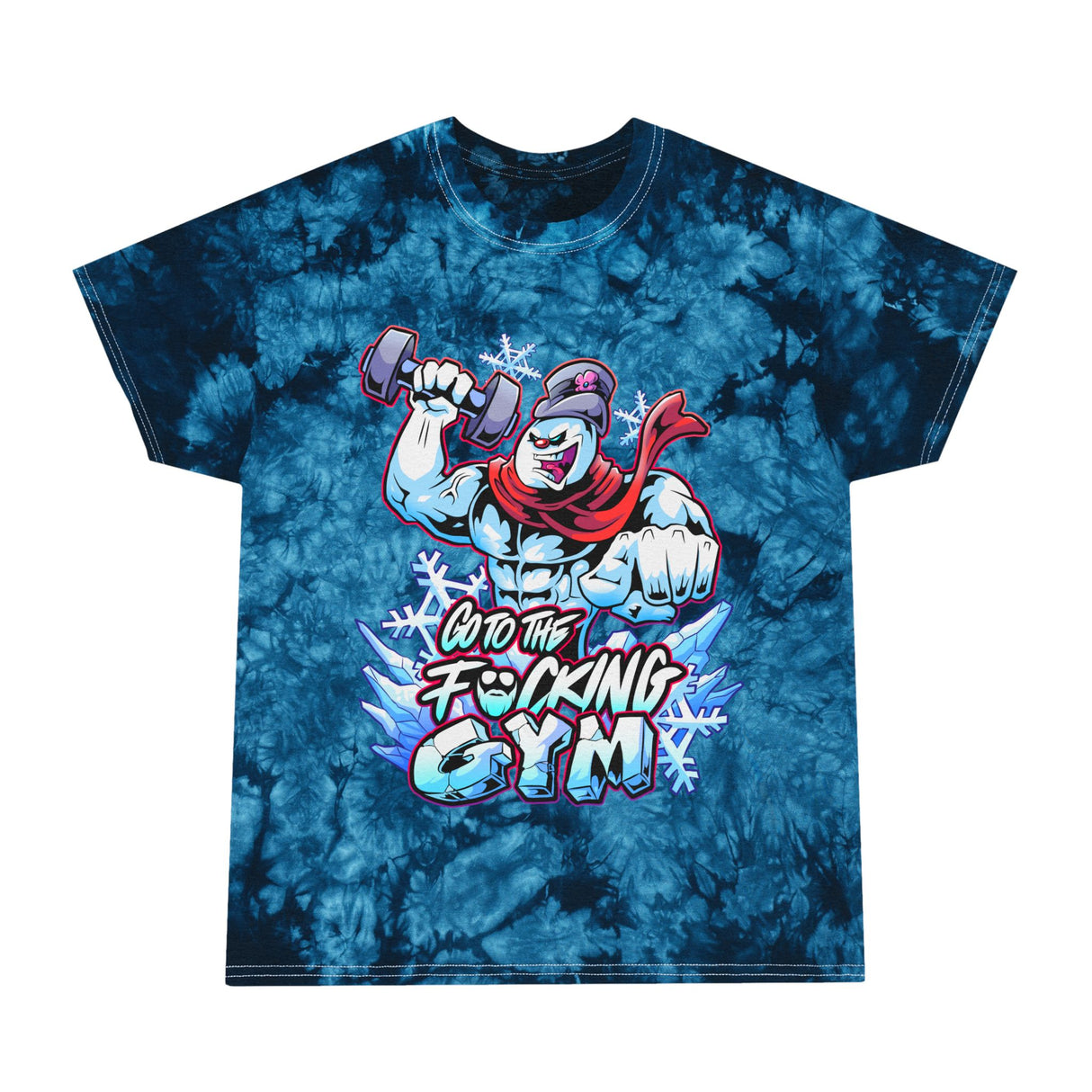 Frosty The SwoleMan Tie-Dye T-Shirt