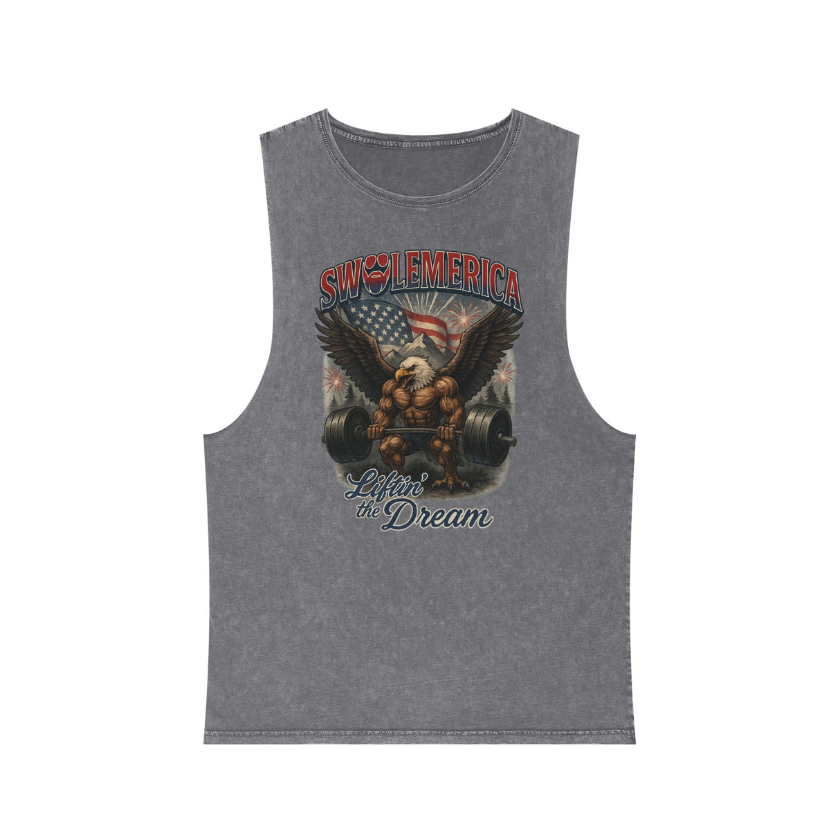 Swolemerica Stonewash Tank Top