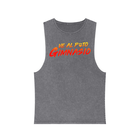Ve Al Puto Gimnasio Stonewash Tank Top