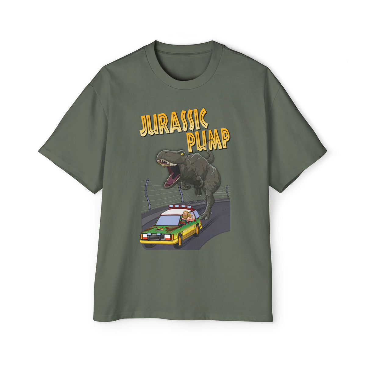 Jurassic Pump Heavy Oversized Tee