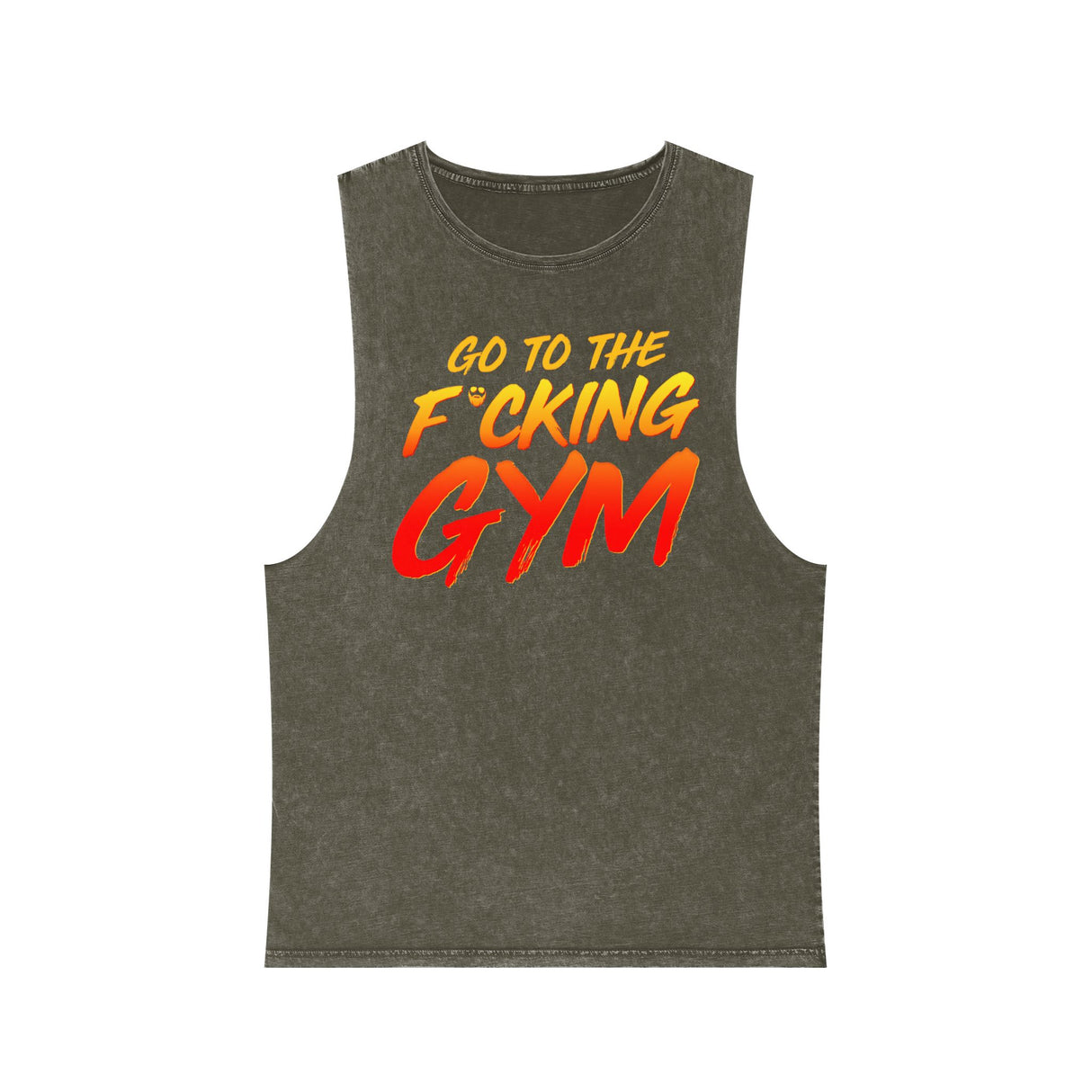 Go To The F*cking Gym Stonewash Tank Top