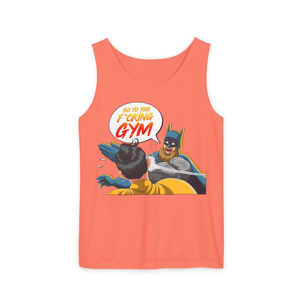 Batman Slapping Robin (Go To The F*cking Gym) Comfort Tank Top