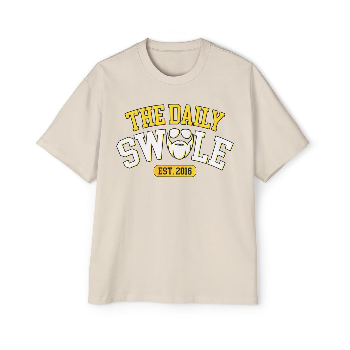The Daily Swole est. 2016 Heavy Oversized Tee