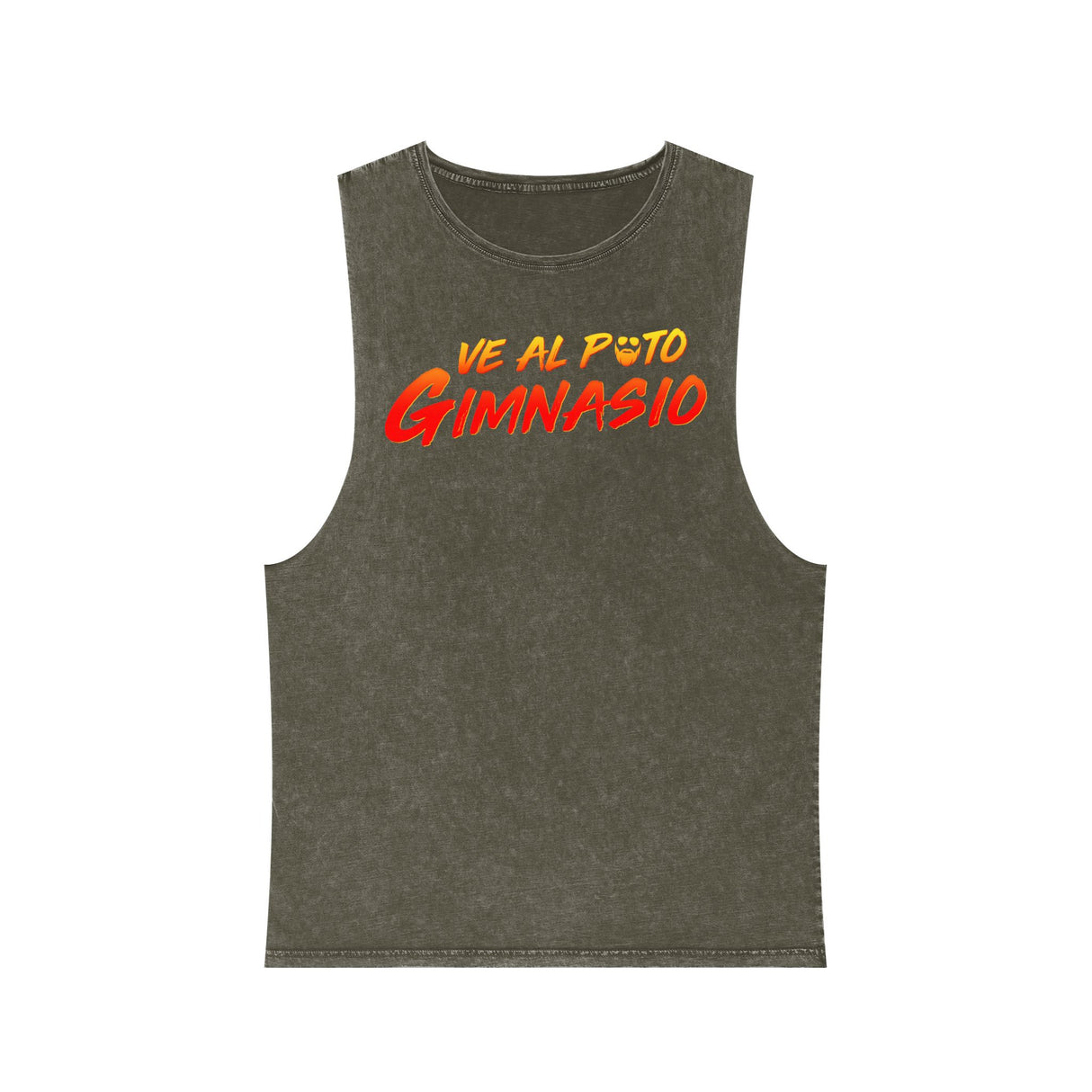 Ve Al Puto Gimnasio Stonewash Tank Top