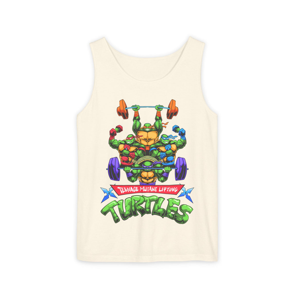 Teenage Mutant Lifting Turtles Comfort Tank Top