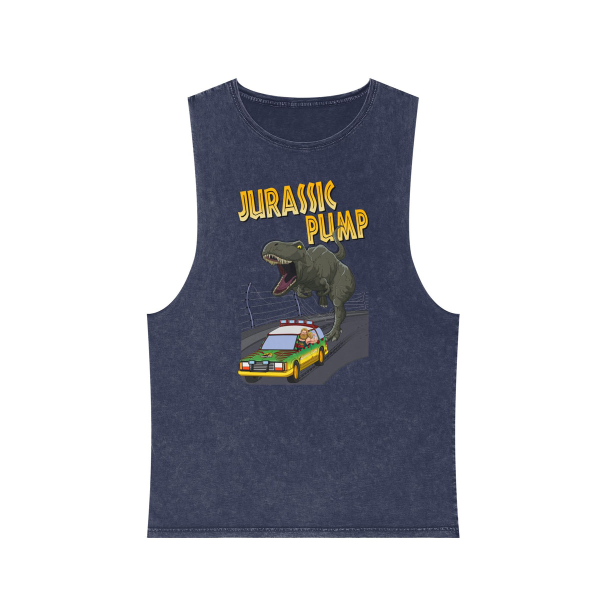 Jurassic Pump Stonewash Tank Top