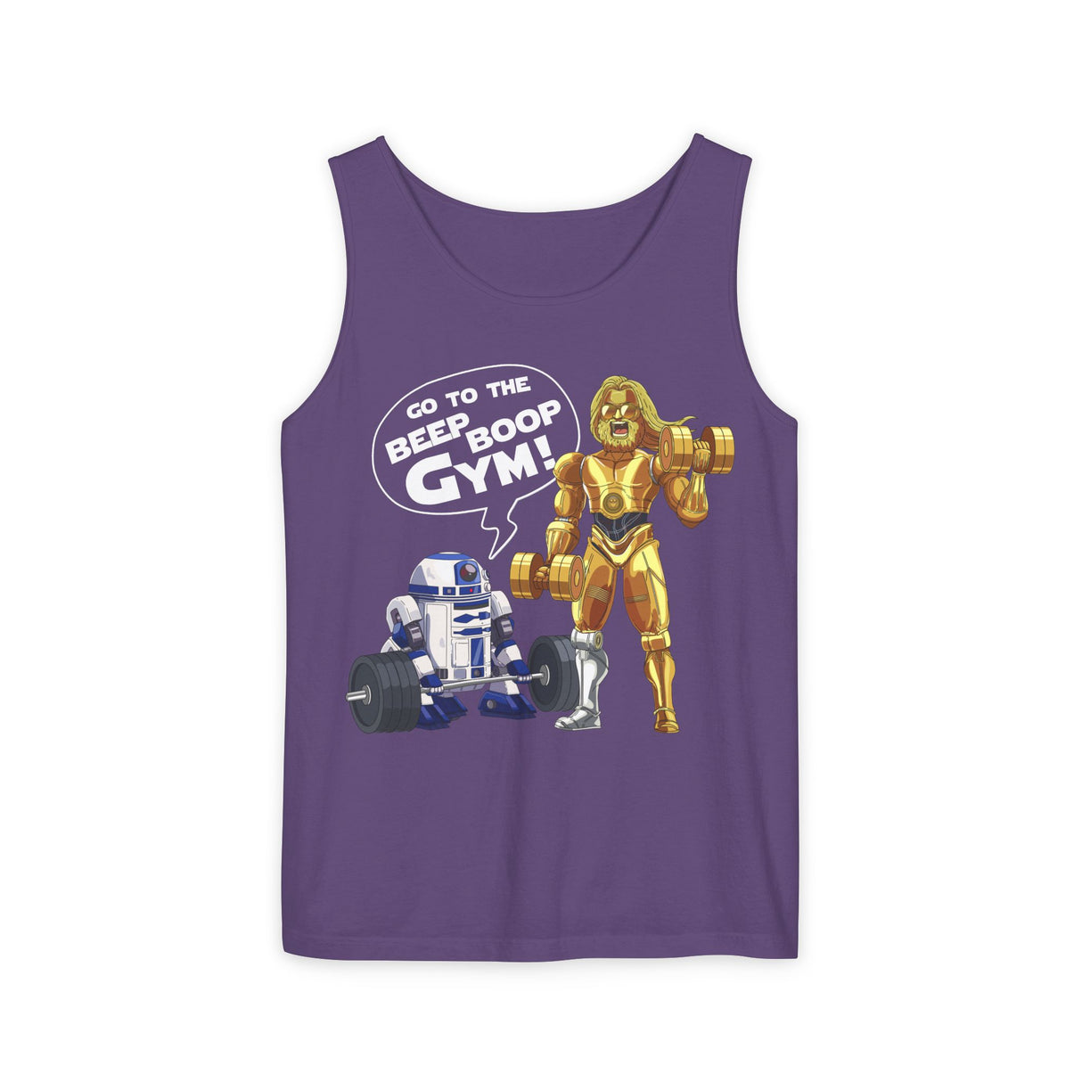 Go To The Beep Boop Gym Comfort Tank Top