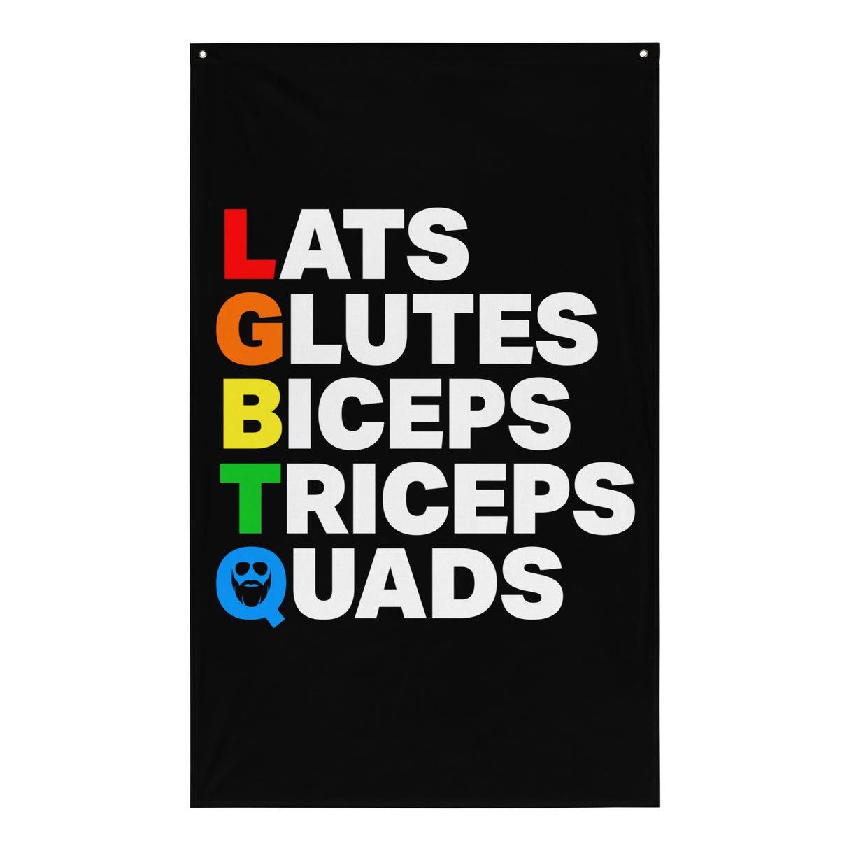 Muscle Alphabet Flag
