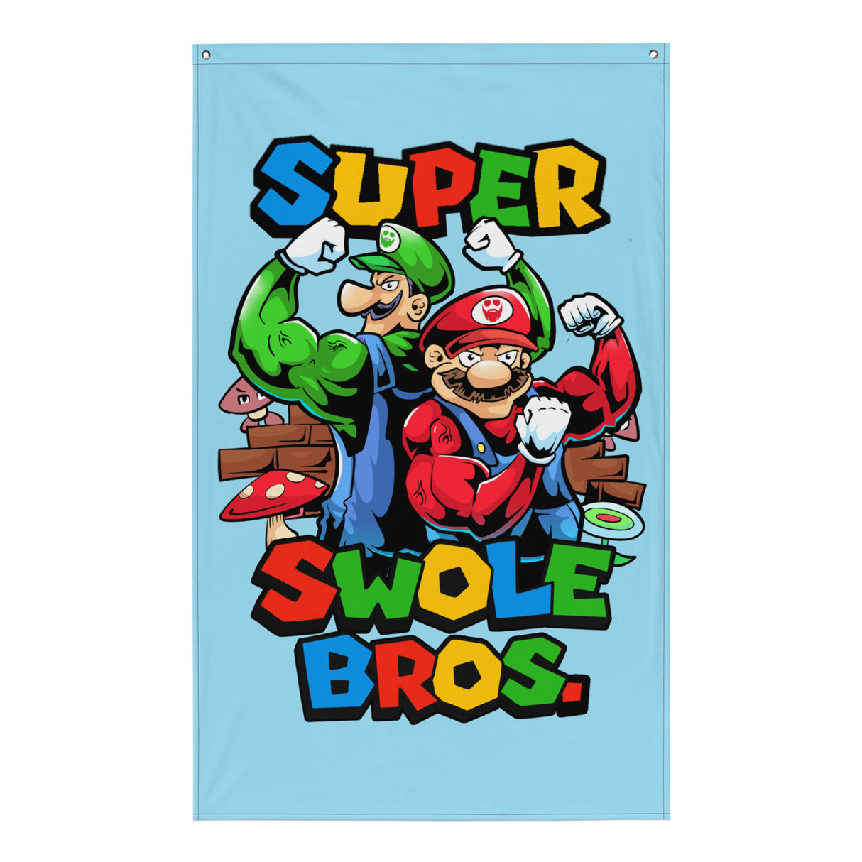 Super Swole Bros Flag