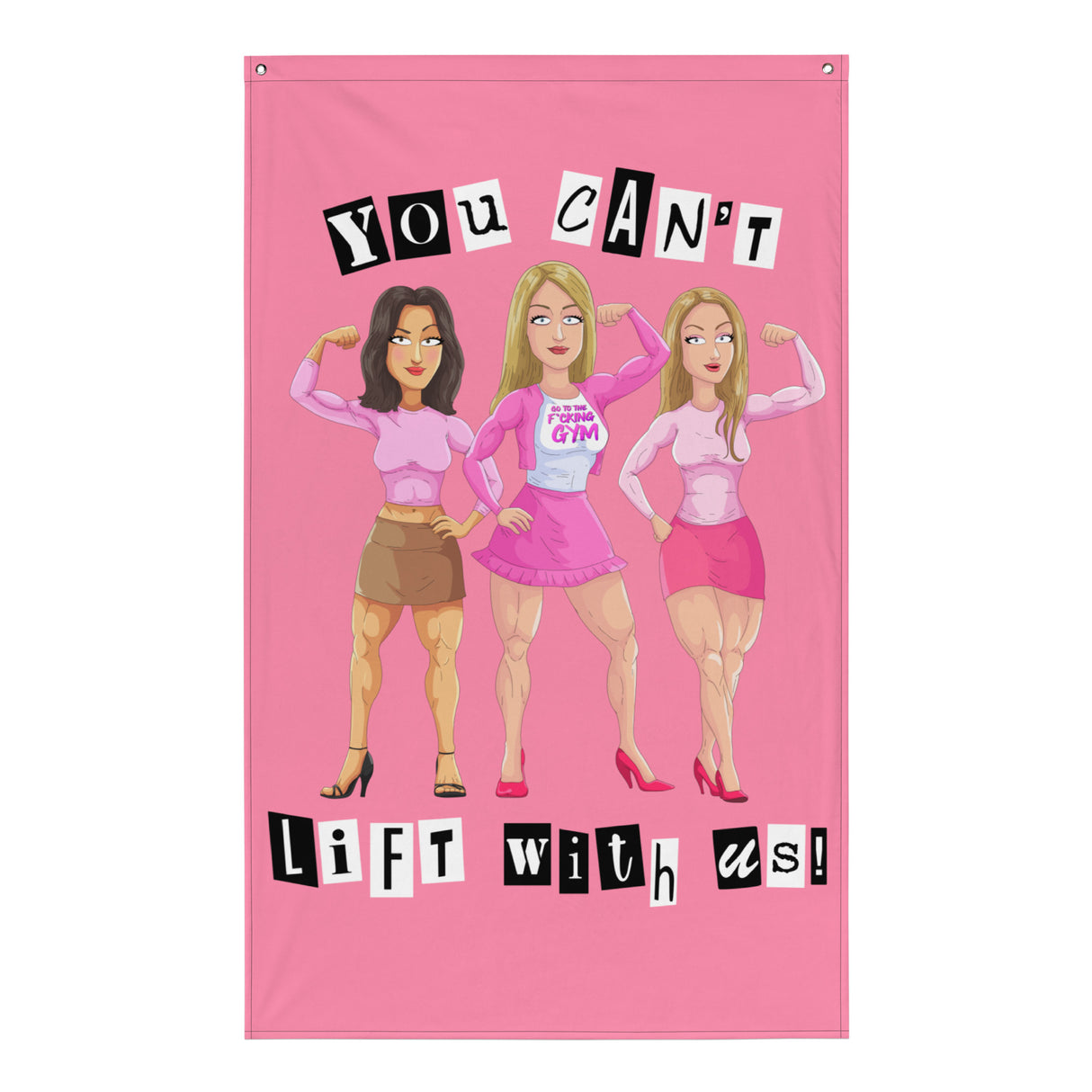 You Can't Lift With Us (Image) Flag