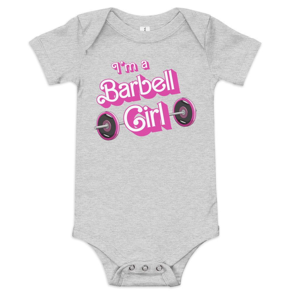 I'm a Barbell Girl Baby Onesie