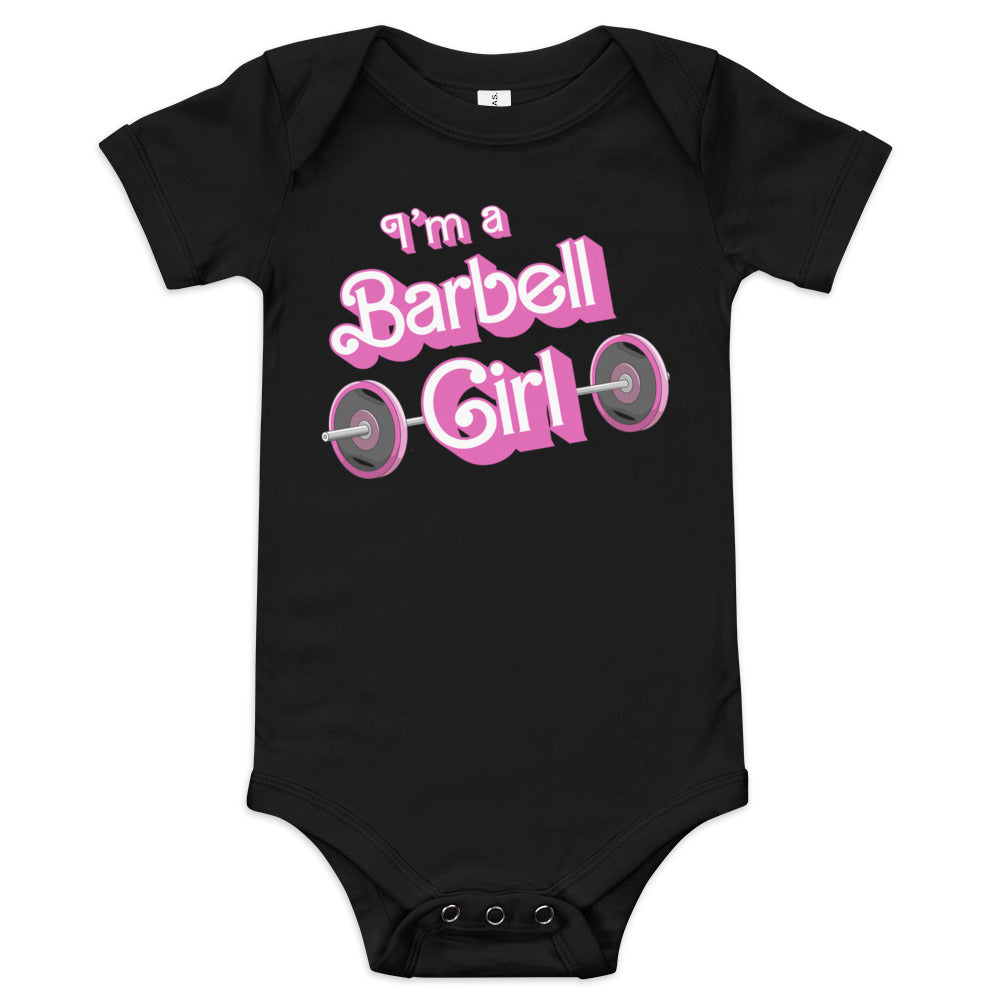 I'm a Barbell Girl Baby Onesie