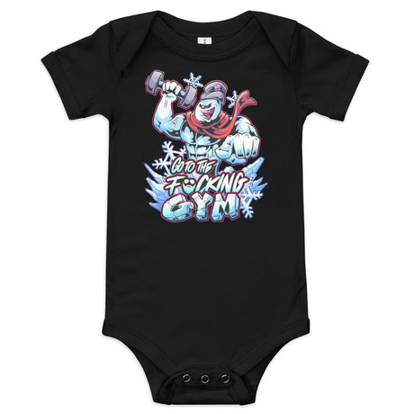 Frosty The SwoleMan Baby Onesie