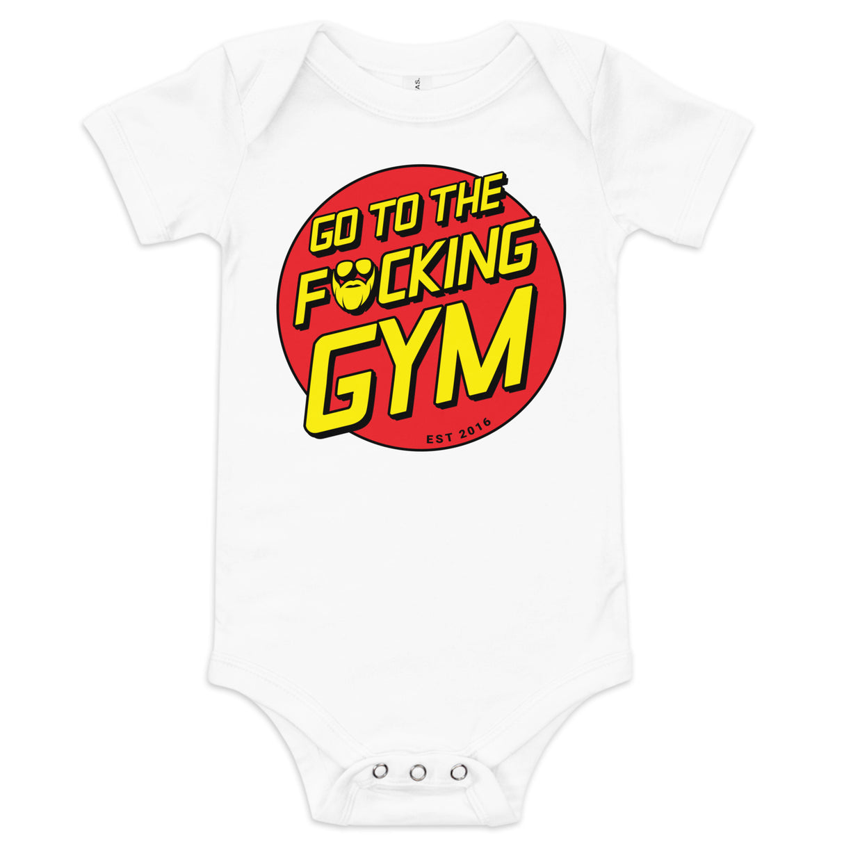 Go To The F*cking Gym (Santa Cruz) Baby Onesie