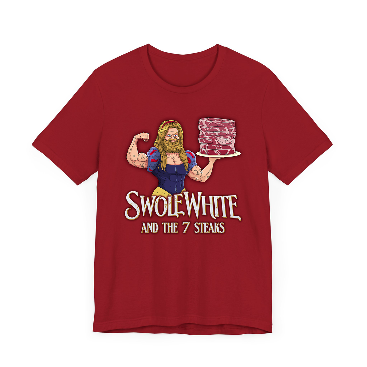 Swole White T-Shirt