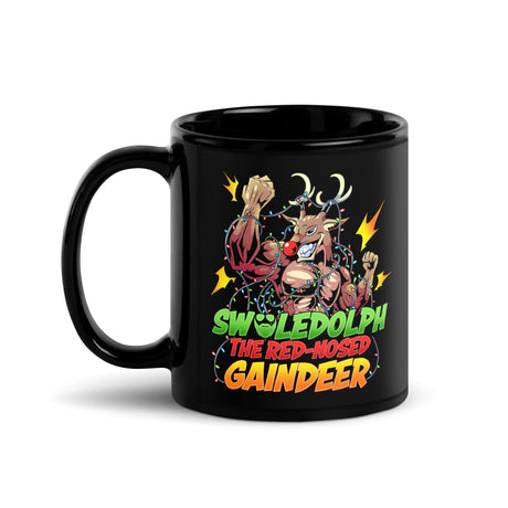 Swoledolph The Red-Nosed Gaindeer Mug