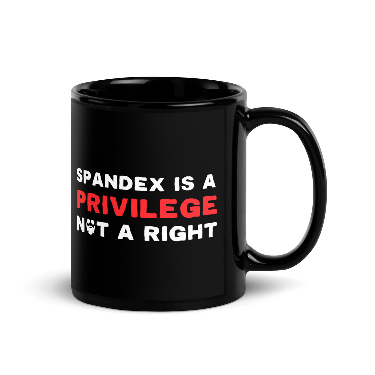 Spandex Is a Privilege Not a Right Mug