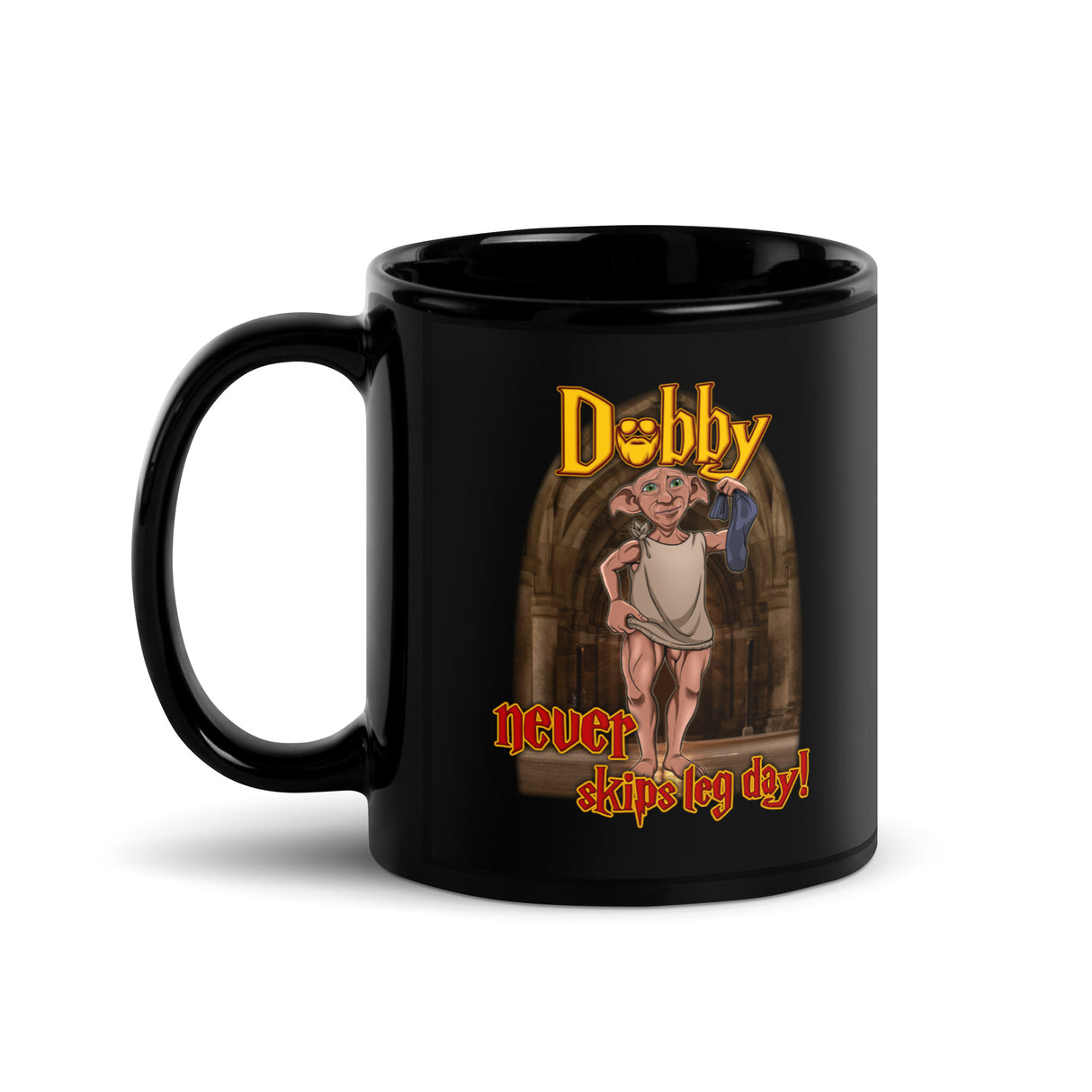 Dobby Never Skips Leg Day Mug