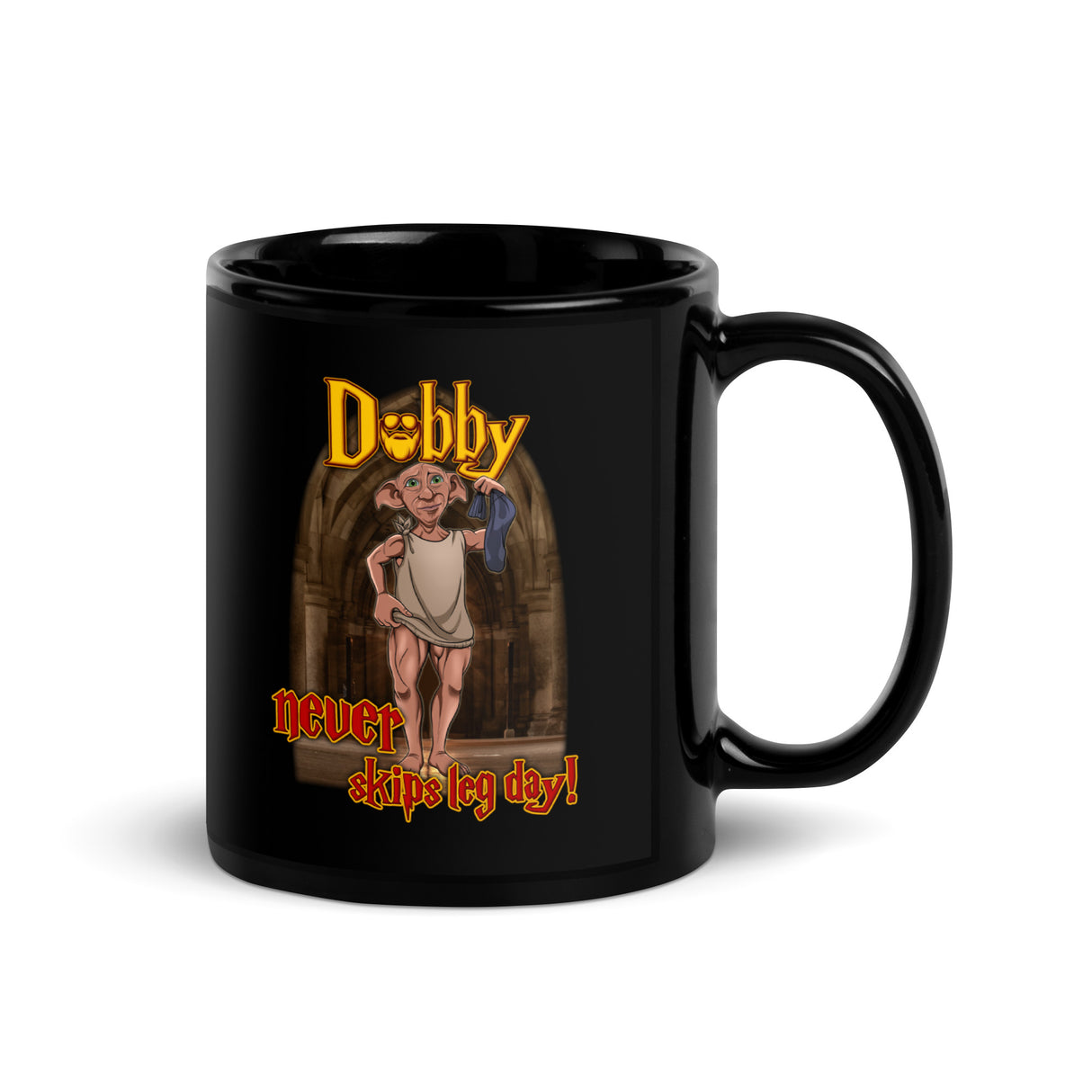 Dobby Never Skips Leg Day Mug