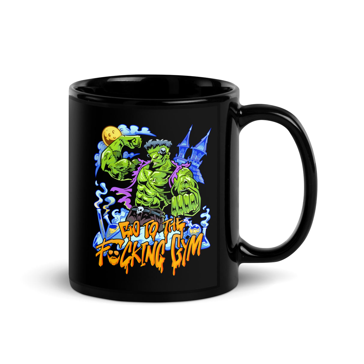 Frankenstein Go To The F*cking Gym Mug