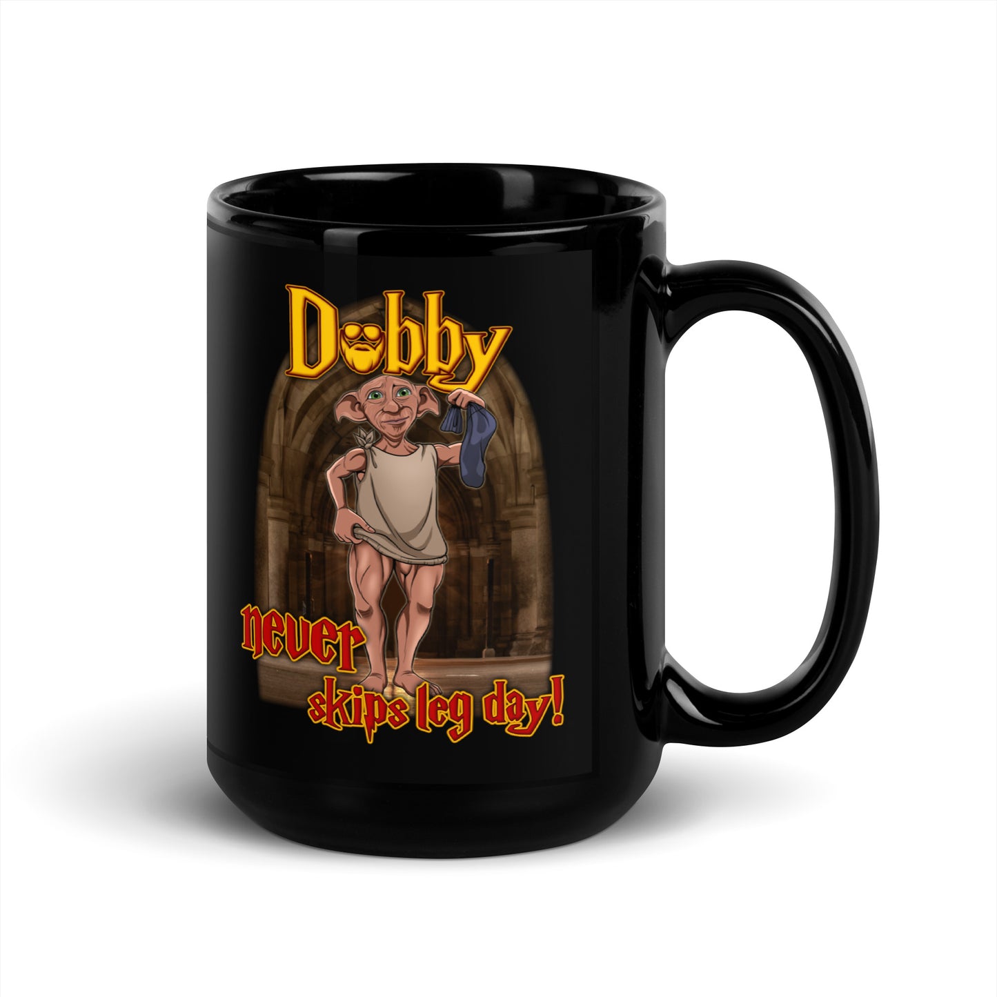 Dobby Never Skips Leg Day Mug