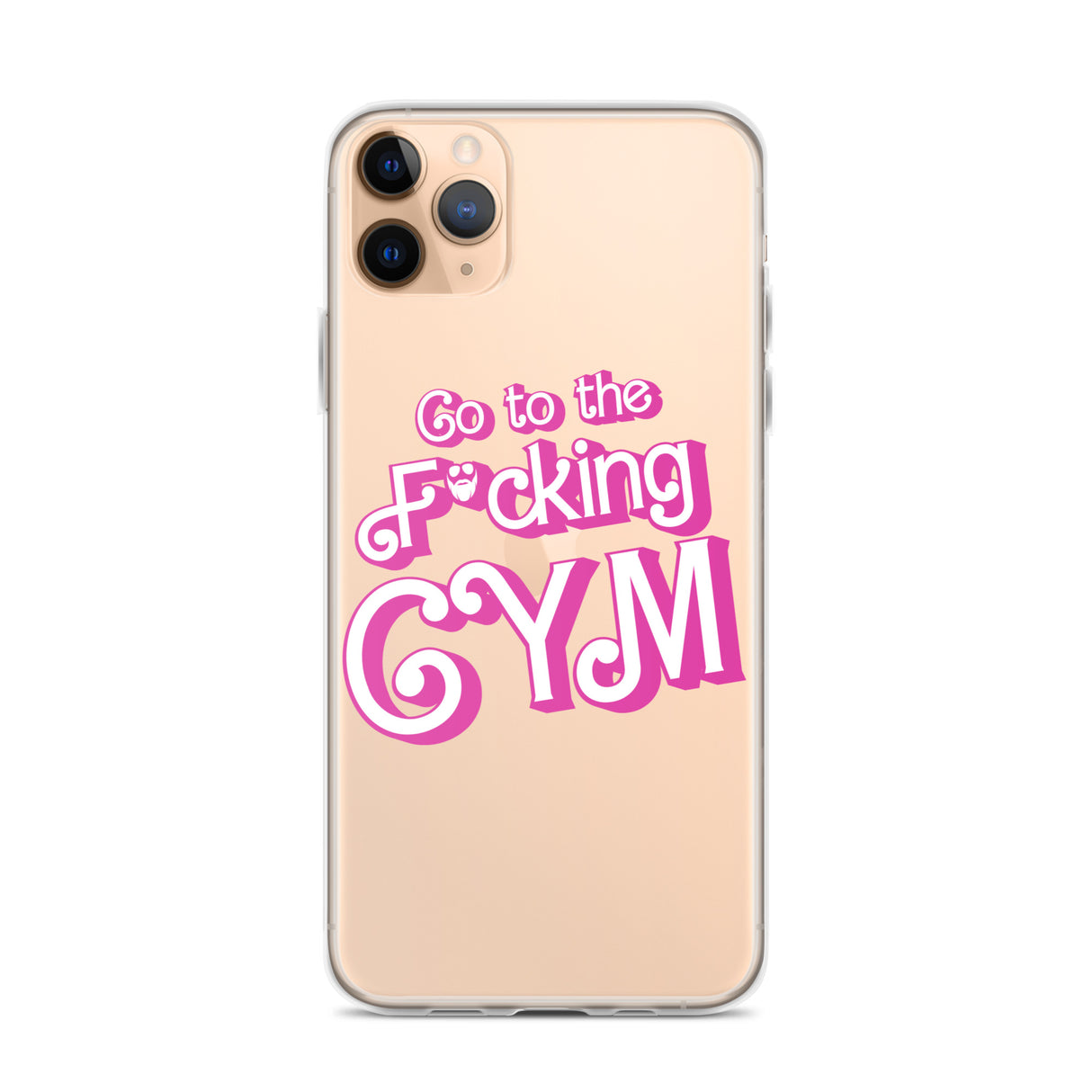 Go To The F*cking Gym (Barbie) Clear Case for iPhone®